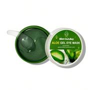 Maschera per gli occhi al gel di aloe SlowSunday, 60 pezzi, per occhiaie e gonfiore, occhi secchi, illuminante, skin care coreana, per San Valentino, regalo di San Valentino, per il Ramadan, raduni e 