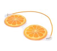 Maschera per gli occhi del sonno, modello di frutta freddo comprimere occhio Patch dormire maschera con regolazione cinghia benda scena applicabile per la famiglia di viaggio (limone)