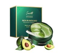 Maschera per gli occhi di avocado 60 pezzi, Avocado Maschera per gli occhi di collagene, pe-r occhiali scuri e gonfiore (1PC)