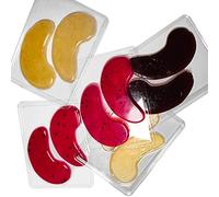 Maschera per gli occhi fai da te, 12 pezzi strumenti di maschera fai -da -te sotto gli occhi patchs trasparente per maschera per occhio patch piastra vassoio fai -da -te per