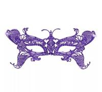 Maschera per gli occhi in pizzo con farfalla per donna, elegante, veneziana, per Halloween, carnevale, feste, balli studenteschi, cosplay e festival, design a scelta