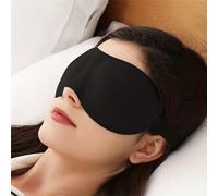 Maschera per gli occhi in seta naturale per dormire, maschera da notte super liscia per donne e uomini- Cinghia completamente regolabile per elementi essenziali di viaggio e campeggio 1 pz,3 pezzi,5 p