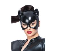 Maschera Per Gli Occhi Nera Da Gatto Per Adulti Halloween Accessorio Elegante
