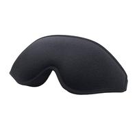 Maschera per Gli Occhi Ponderata, Blocca La Luce E Garantisce Un Sonno Confortevole, Design 3D Adatto A Tutte Le Posizioni di Sonno, Design Traspirante per Il Sollievo degli Occhi (Black)