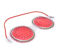 Maschera per gli Occhi, Portatile Simpatico Cartone Animato Modello di Frutta Design Maschera per gli Occhi in Gel Impacco di Ghiaccio Traspirante per Viaggi, Famiglia, Auto,