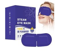 Maschera per gli occhi riscaldati | Terapia di calore usa e getta a vapore per rilassamento | 10 scatole che si auto -vocale con una fascia regolabile ideale per il sonno