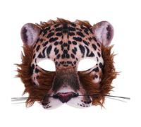 Maschera per Halloween, maschera da tigre, maschera per il viso, maschera per animali per giochi di ruolo, feste, festival, club, maschera tradizionale (#4)