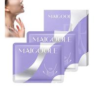 Maschera per il collo rassodante e antirughe ai peptidi 5 pezzi/scatola, idratazione, sollevamento e rassodamento, riconquista il tuo collo da cigno eck.,10pcs