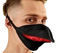 Maschera per il viso a becco di uccello, accessorio per cosplay di Natale, ispirato agli animali, divertente maschera per feste e giochi di ruolo, per un look festivo unico, leggero, decorativo