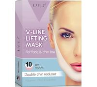 Maschera per il viso a forma di V per modellare la linea di sollevamento del collo, riduzione, mascella, rinforzante, rassodante, rassodante, rassodante, modellante, maschera al collagene, acido