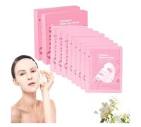 Maschera per il viso al collagene, maschera per il viso, maschera al collagene, maschera idratante profonda per ridurre le rughe e minimizzare i pori, luminosità come la pelle di vetro, miglioramento