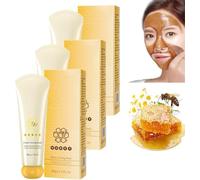 Maschera per il viso al miele, maschera per rimuovere i punti neri, per rimuovere i punti neri, per rimuovere i punti neri, pelle morta e pori puliti, 3 pezzi