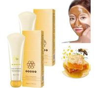 Maschera per il viso al miele, maschera per rimuovere i punti neri, per rimuovere i punti neri, per rimuovere i punti neri, pelle morta e pori puliti, 2 pezzi