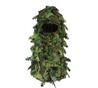 Maschera per il viso con foglie verdi, copertura completa , cappello a foglia, maschera integrale da caccia, copricapo a molla, Refer to description