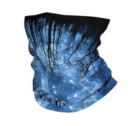 Maschera per il viso con stampa di cielo stellato per il freddo sciarpa ghetta sciarpa antivento invernale scaldacollo per uomini e donne