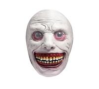 Maschera Per Il Viso Demone Di Halloween - Copertura Spaventosa Per Il Lattice, Design Horror Luminoso | Sorriso Realistico Cesto 'accessorio In Costume, Espressione Inquietante Prop Con Caratteri