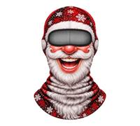 Maschera per il viso di un vecchio stile natalizio, elasticizzata | Maschera da sci antivento per inverno, Halloween, cosplay, tempo freddo, all'aperto, moto, equitazione, pesca, corsa