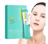Maschera per il viso in gelatina, lenitiva maschera in gel contro la secchezza, portatile - idratante viso per vacanze, casa, viaggi, viaggi d'affari, dormitorio Bseid