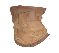 Maschera per il viso in stile retrò, con motivo a parete in rovere grezzo, adatta per viaggi, sci e ciclismo.