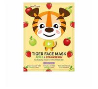 Maschera per il viso in tessuto - Tigre di mela e fragola 0,026 kg