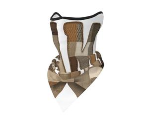 Maschera per il viso riutilizzabile con motivo patchwork di parola Mama e fiocco, bandana, scaldacollo traspirante, passamontagna per esterni.