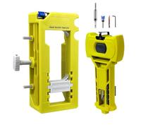 Maschera per installazione a cerniera - template mortasa resistente, dispositivo di taglio router multifunzione | Strumento di regolazione della carpenteria, produttore di alloggiamento singolo a