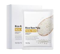 Maschera per la cura della pelle di riso, riso naturale, ingredienti delicati, idrata, ripara la barriera cutanea, migliora la qualità generale della pelle, per tutti i tipi di pelle