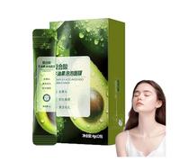 Maschera per la pulizia del viso a bolle di avocado, maschera con bolle di avocado, maschera a bolle di acido complesso di avocado, maschera per il viso per la pulizia profonda, maschera in schiuma