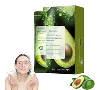 Maschera per la pulizia del viso con avocado acido complesso, maschera a bolle di avocado, maschera per la pulizia profonda del fango, maschera idratante con bolle, maschera idratante delicata per il