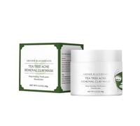 Maschera per la rimozione dei punti neri con olio essenziale di tea tree, detergente anti-arrossamento e levigante, idratante, controllo del sebo, per tutti i tipi di pelle
