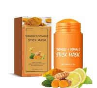 Maschera per la rimozione del truccatore, curcuma e vitamina C, bastoncini di maschera per argilla per il viso per tutti i tipi di pelle, idratante, riduci la testa nera, pulizia (1pcs)