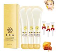 Maschera per lacerazione del mie-le, peeling, controllo olio ridotto e pori di restringimento, maschera per lana di mie-le per tulipano luminoso, pelle morta pulita, maschera (3pcs)