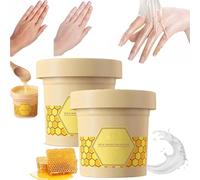 Maschera per le mani con cera al latte e miele, cera per le mani al latte e miele, Honey Milk Wax Hand Mask, cera per le mani peeling al latte e miele, maschera esfoliante per le mani (2pcs)