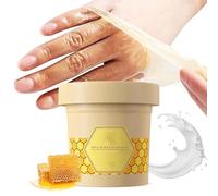 Maschera per le mani in cera di latte al miele, maschera esfoliante per le mani, maschera peel off al miele, crema idratante profonda al latte e miele per le mani, idratante, nutriente, esfoliante per