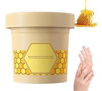 Maschera per le mani in cera di latte al miele, maschera esfoliante per le mani per idratare le mani, idratante, nutriente, esfoliante, cura delle mani (1 pezzo)