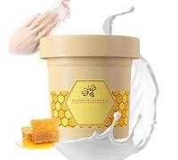 Maschera per le mani in cera di latte al miele, maschera esfoliante per le mani per idratare le mani, maschera per le mani al latte e miele con cera per le mani, guanto idratante, cera per le mani al