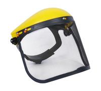 Maschera per lo scudo del viso, visiera di sicurezza a maglie a faccia piena, casco protettivo della motosega, scudo del viso a rete, scudo facciale per macinare e taglio