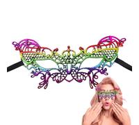 Maschera per maschera di Halloween Accessorio Costume Pizzo Mezza Viso