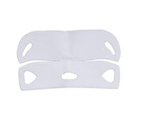 Maschera per mento a doppio mento da 1 pc Perfetto v Sollevamento della maschera anti-cellula premium per il trattamento per il trattamento per il trattamento del viso (bianco)