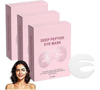 Maschera per occhi al collagene con peptidi profondi, patch sotto gli occhi per occhiaie e occhi gonfi, design in tre pezzi copre l'intera area degli occhi per linee sottili e borse per gli occhi (3