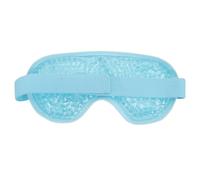 Maschera per Occhi in Gel Blu Riutilizzabile Fascia Elastica | Terapia Fredda e Calda, PVC e Rivestimento in Pile, per Gonfiore, Contusioni e Riposo