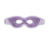 Maschera per occhi in gel riutilizzabile con caratteristiche di raffreddamento, impacco caldo e freddo, per rilassarsi e dormire, viola
