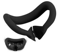 Maschera per occhi in silicone per Meta Quest 3, VR resistente al sudore e alla luce maschera in silicone compatibile con Meta Quest 3, accessori per missioni 3 aiutano a godere di realtà virtuale