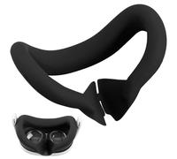 Maschera per occhi in silicone per Meta Quest 3, VR resistente al sudore e alla luce maschera in silicone compatibile con Meta Quest 3, accessori per Quest 3 aiutano a godere di realtà virtuale