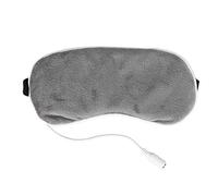 Maschera per Occhi Riscaldata USB Elettrica, Maschera per Occhi Alla Lavanda con Ombretto a Vapore, Massaggiatore per Occhi Portatile per Alleviare la Blefarite, Secchezza, Stress, Occhi Gonfi(grigio)