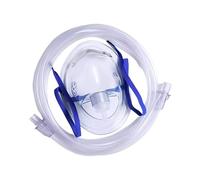 Maschera per ossigeno per animali domestici Maschera per ossigeno in plastica trasparente leggera con tubo per cliniche veterinarie canine e feline Consulenza per animali domestici