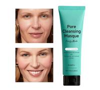 Maschera Per Pori, 75 Grammi Illuminante E Rimuovitore Di Olio, Maschera Schiarente Per La Rimozione Dei Punti Bianchi, Per Uomini Carnagione Opaca Pelle Secca E Sensibile Quotidiano E Notturno Pre Tr