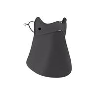 Maschera per Protezione Solare Mascherina for Il Viso da Donna con Collo, Estiva, Antipolvere, Protezione Solare, Asciugatura Rapida, Morbida, Traspirante, Lavabile, Regolabile(Dark Gray_M)
