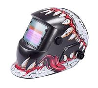 Maschera per Saldatura,Careta Soldar Casco per la maschera di saldatura elettrica Auto Scaricamento Scarichi regolabile per le lenti per Elettricista Attrezzatura protezione Imballaggio(Style E)