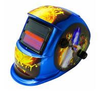 Maschera per Saldatura,Careta Soldar Maschera di saldatura a luce solare automatica con cambio automatico, casco montato sulla testa, elettrico a doppia protezione